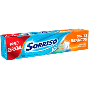35837 CREME DENTAL SORRISO DENTES BRANCOS 120G C FLUOR